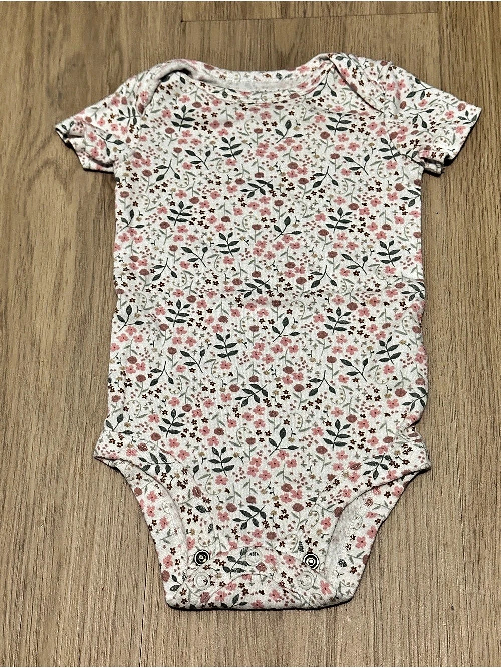 Floral Short Sleeve Bodysuit